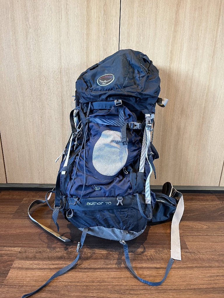 Osprey Aether 70, Sport en Fitness, Bergsport en Wandelen, Ophalen, Gebruikt, Rugzak