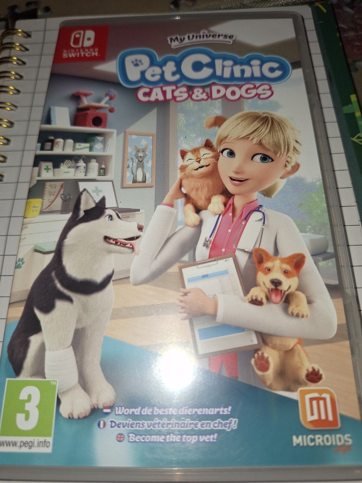 Switch spel pet clinic cats &dogs, 1 speler, Zo goed als nieuw, Vanaf 3 jaar, Ophalen