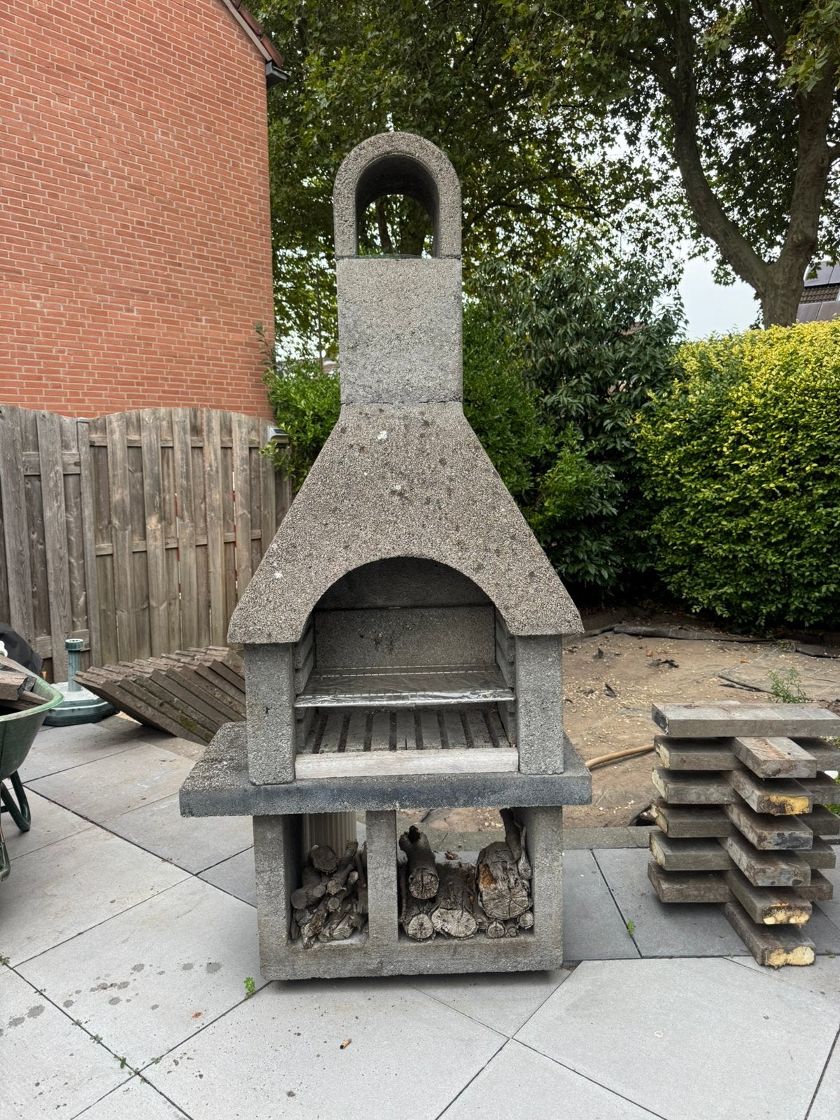 Stenen tuin haard/bbq