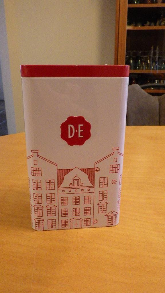 leuk koffieblik van D-E, Verzamelen, Retro, Ophalen of Verzenden, Huis en Inrichting