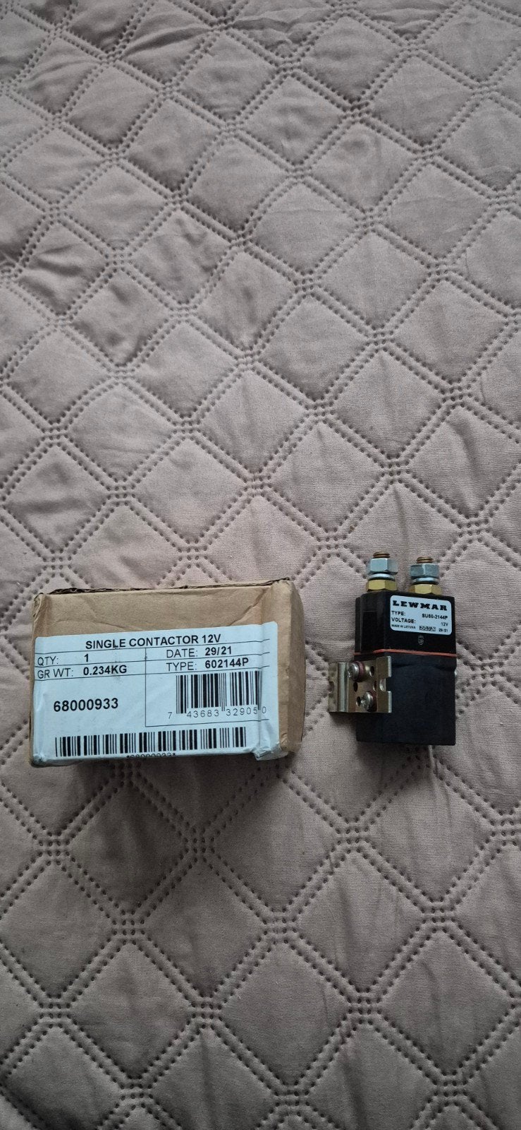 Lewmar Relais 68000933 Single 12V, Watersport en Boten, Ophalen of Verzenden, Nieuw