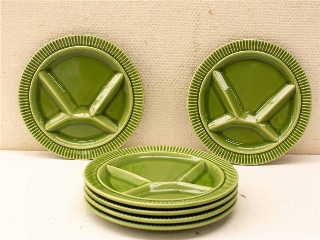 6 Vintage Fondue borden 37051, Huis en Inrichting, Keuken | Servies, Gebruikt, Ophalen of Verzenden, Bord(en), Wedgwood