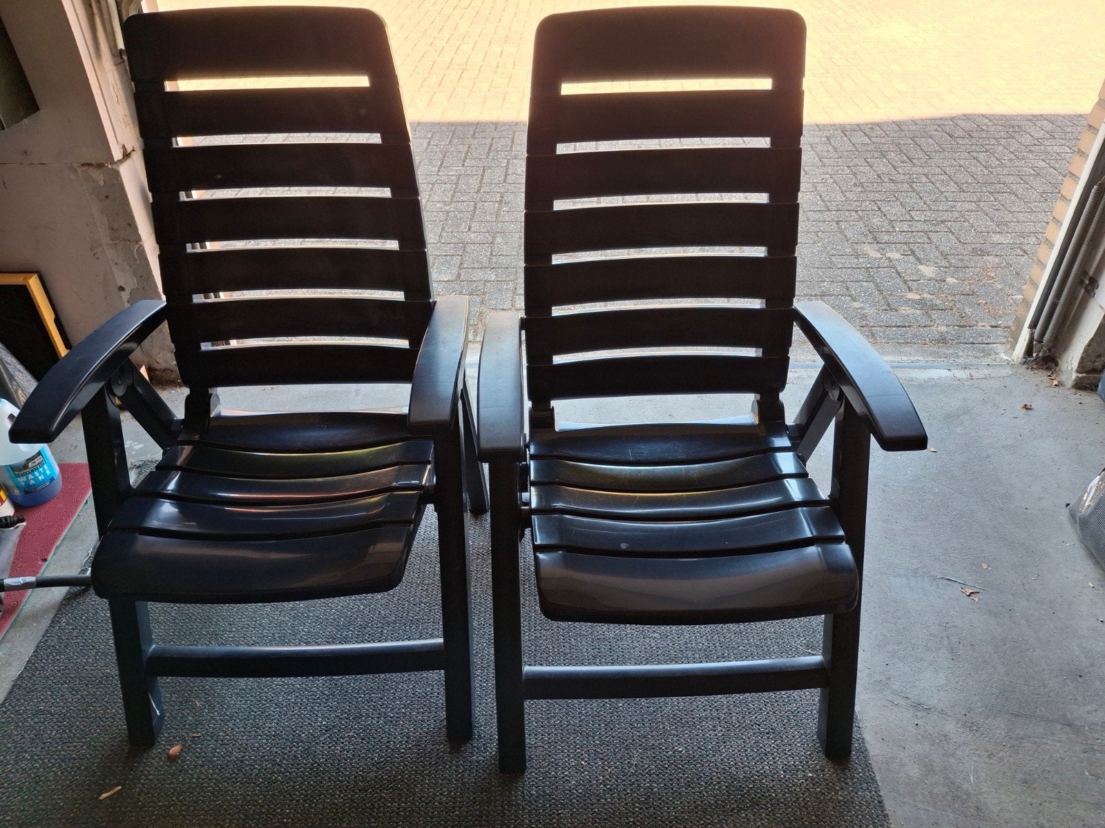 tuinstoelen, Ophalen, Gebruikt, Kunststof