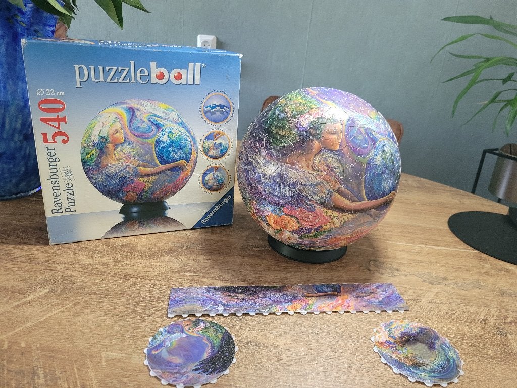 JOSEPHINE WALL PUZZLEBALL = ENGEL 540 kunststof stukjes 5,00, Ophalen of Verzenden, 500 t/m 1500 stukjes, Gebruikt, Overige typen