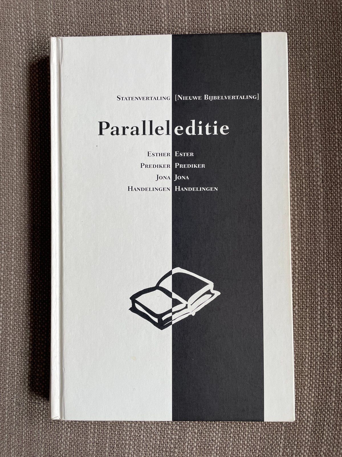 Paralleleditie - Esther / Prediker / Jona / Handelingen, Ophalen of Verzenden, Zo goed als nieuw
