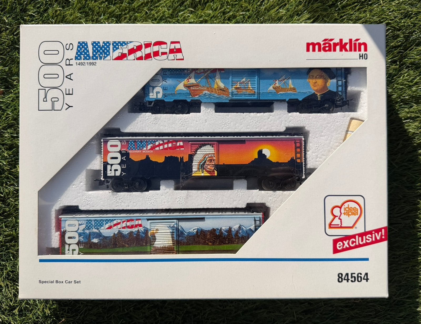 Märklin HO 84564 Wagonset 500 jaar Amerika, Wisselstroom, Ophalen of Verzenden, Märklin, Nieuw