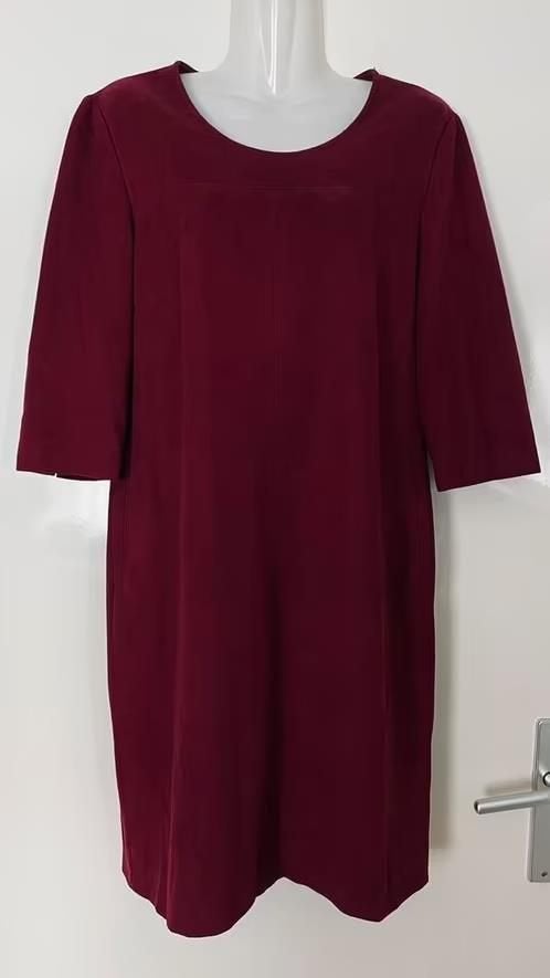 Gerry Weber suèdelook jurk maat 38, Maat 38/40 (M), Ophalen of Verzenden, Zo goed als nieuw, Boven de knie