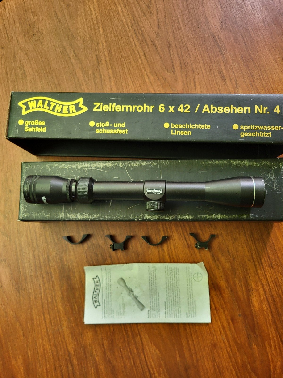 Walther Tasco Pronghorn Richtkijker 6x42, Sport en Fitness, Ophalen, Zo goed als nieuw