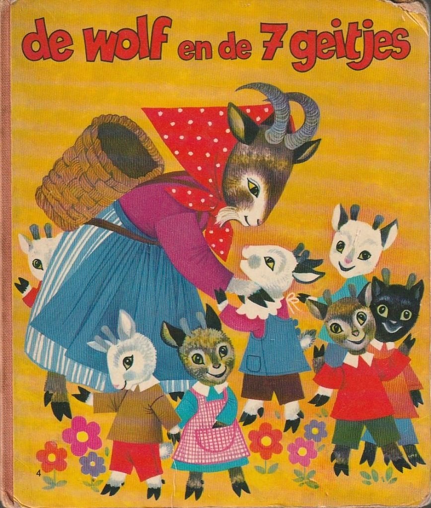 De wolf en de zeven geitjes 1973^^, Ophalen of Verzenden, Gelezen