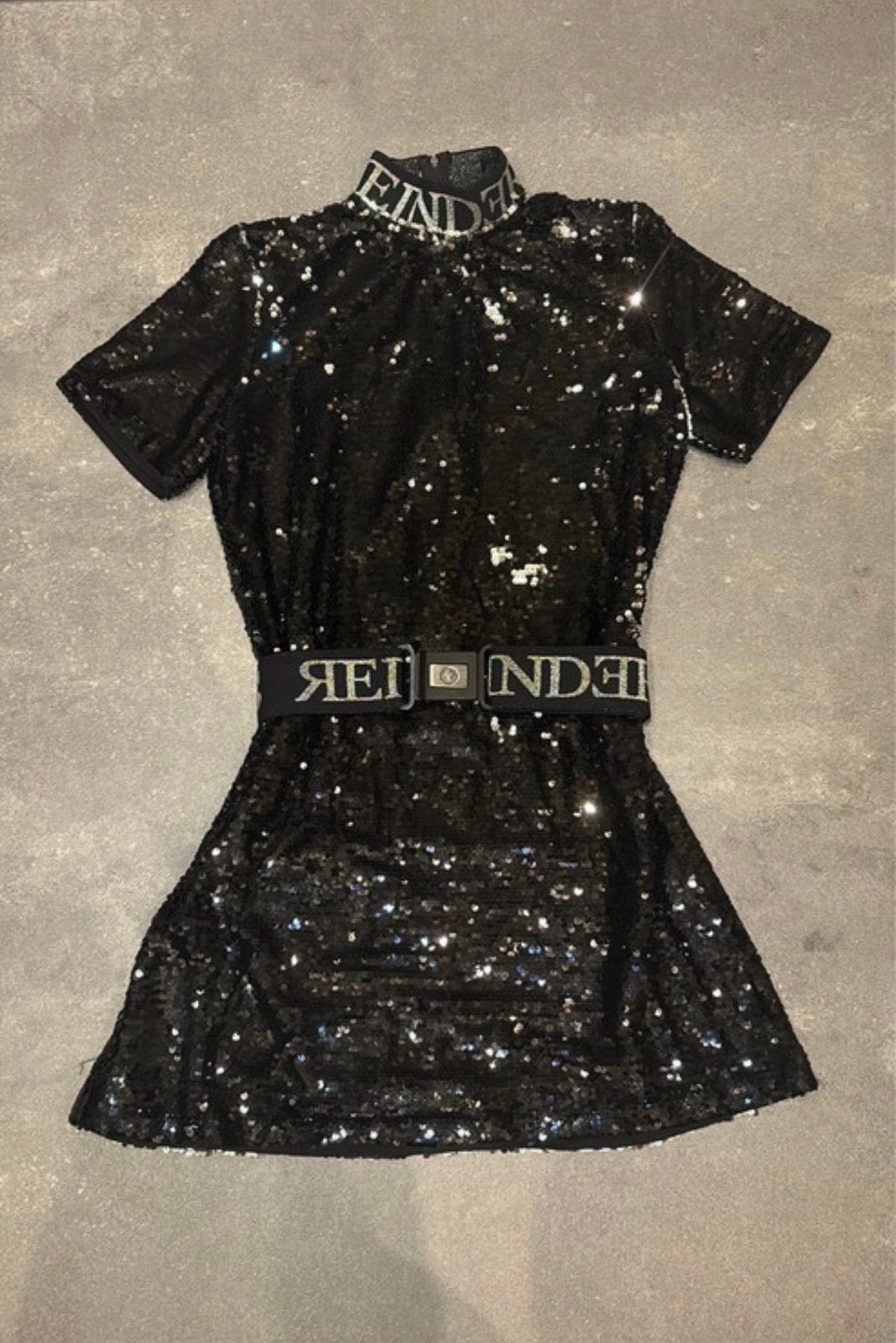 Reinders jurk met riem maat XS, Zwart, Ophalen of Verzenden, Zo goed als nieuw, Maat 34 (XS) of kleiner