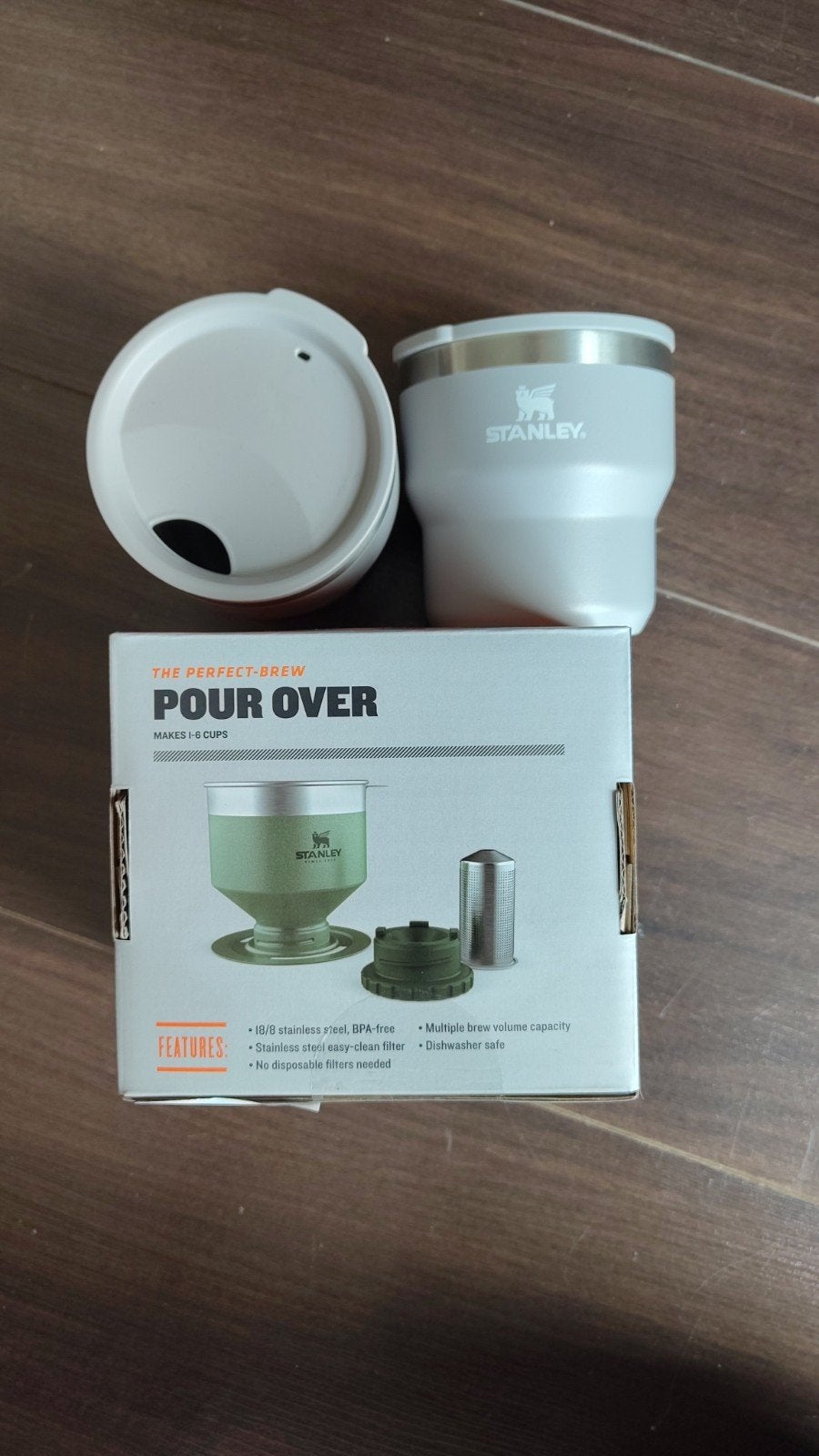 Stanley pour over en twee geïsoleerde koffiebekers, Ophalen of Verzenden, Nieuw