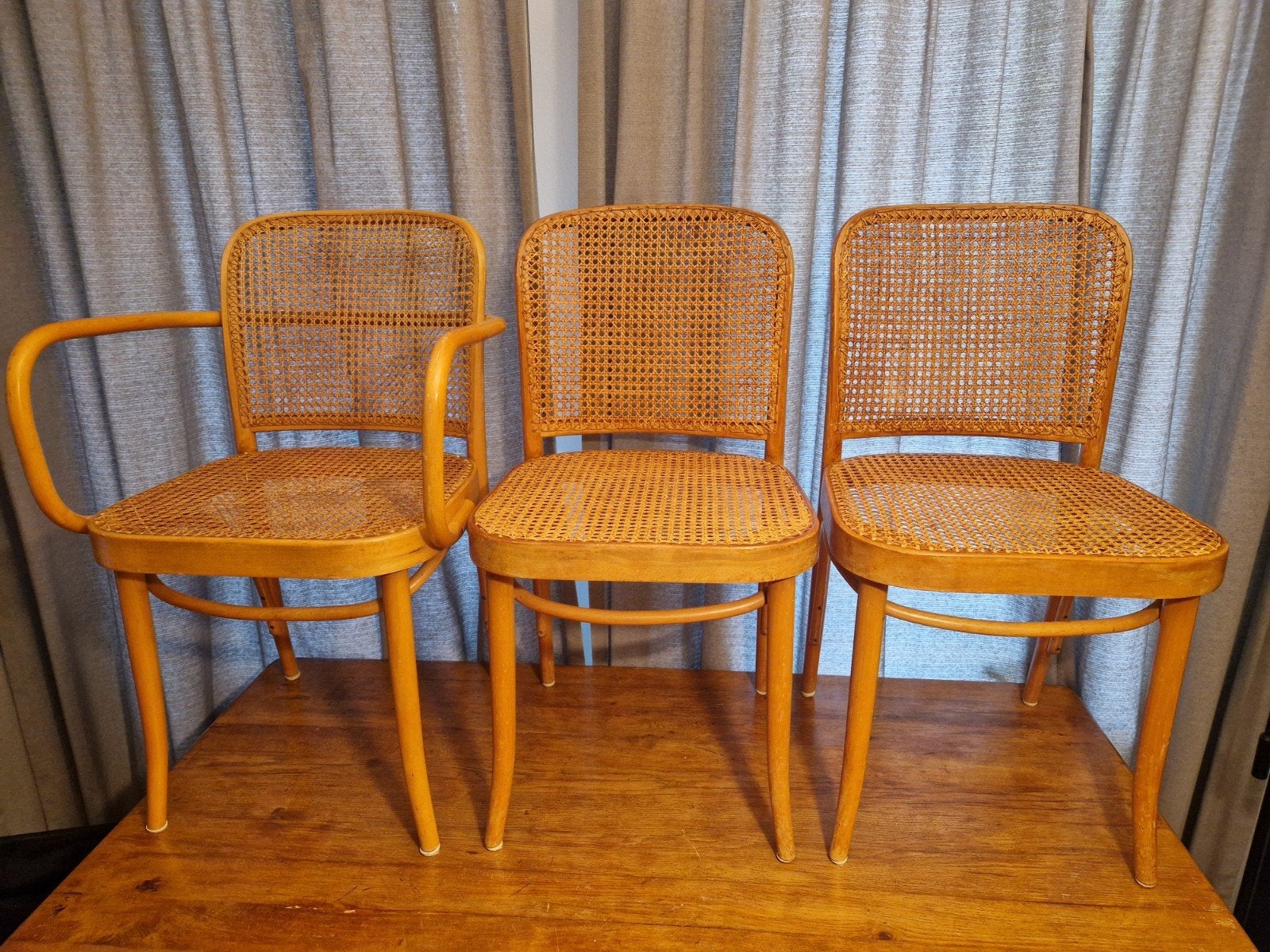 3X Vintage design stoel, Huis en Inrichting, Stoelen, Ophalen, Gebruikt, Drie, Design