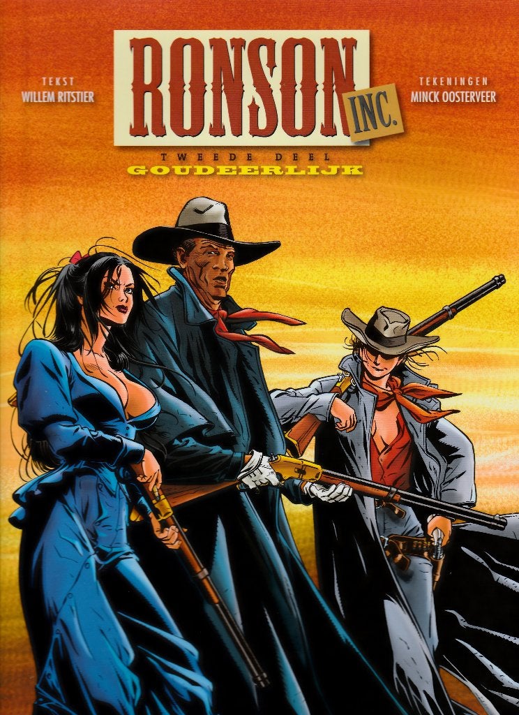 stripalbumreeks Ronson Inc, Complete serie of reeks, Nieuw, Ophalen of Verzenden, Willem Ritstier, Minck Oosterveer