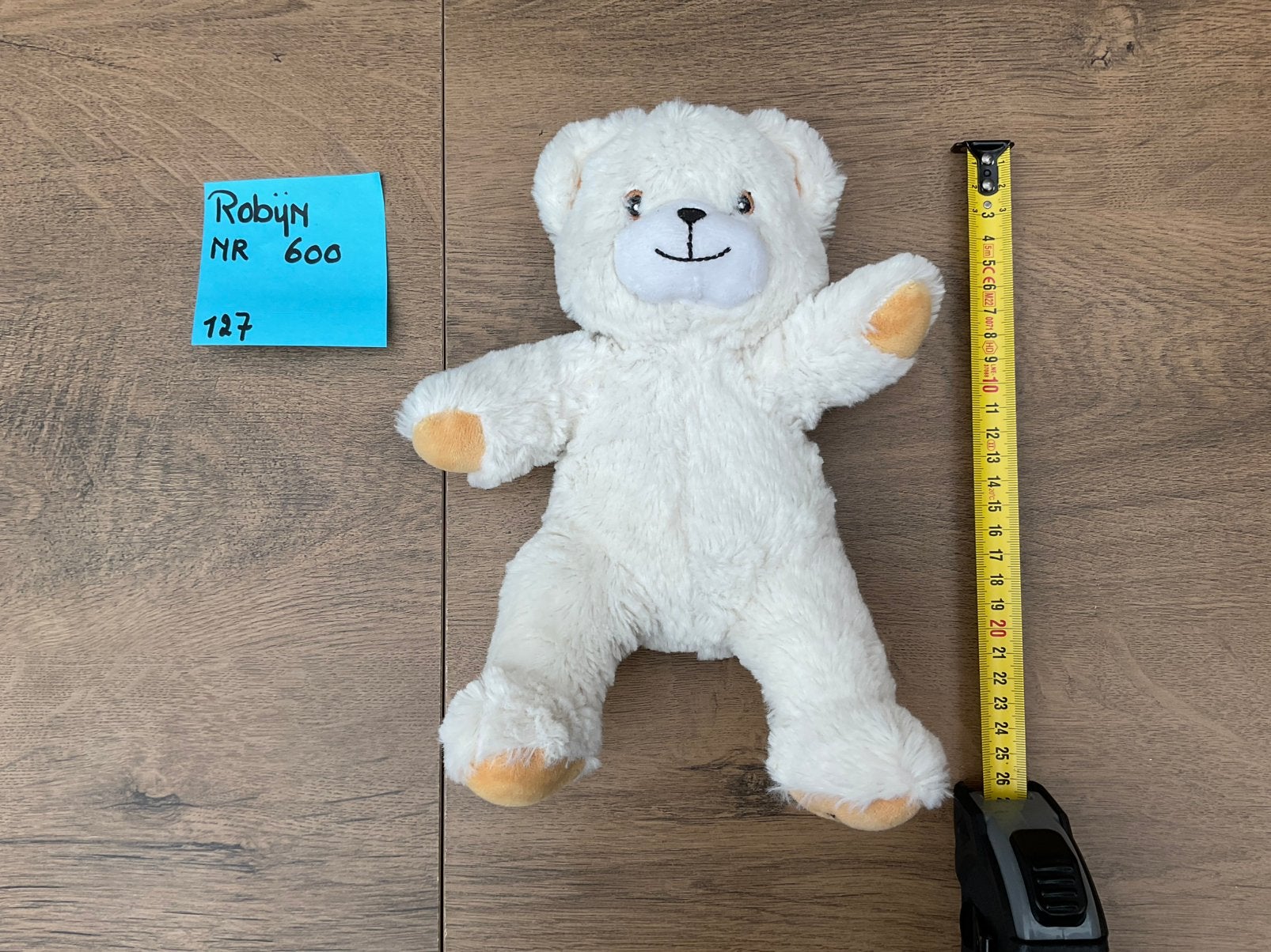 Nieuwe oluche Robijntje. beer teddybeer Robijn knuffel 25cm, Ophalen, Nieuw, Stoffen beer, Overige merken