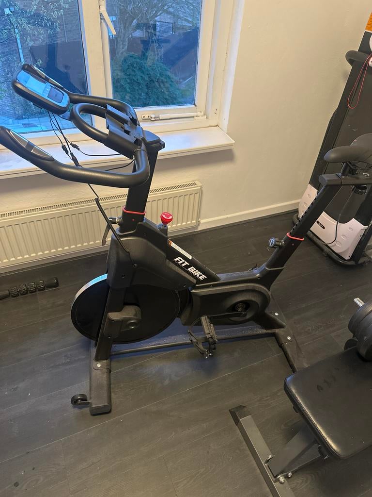 Fit Bike spinningfiets - Ideaal voor thuistraining, Gebruikt, Spinningfiets, Ophalen of Verzenden, Metaal