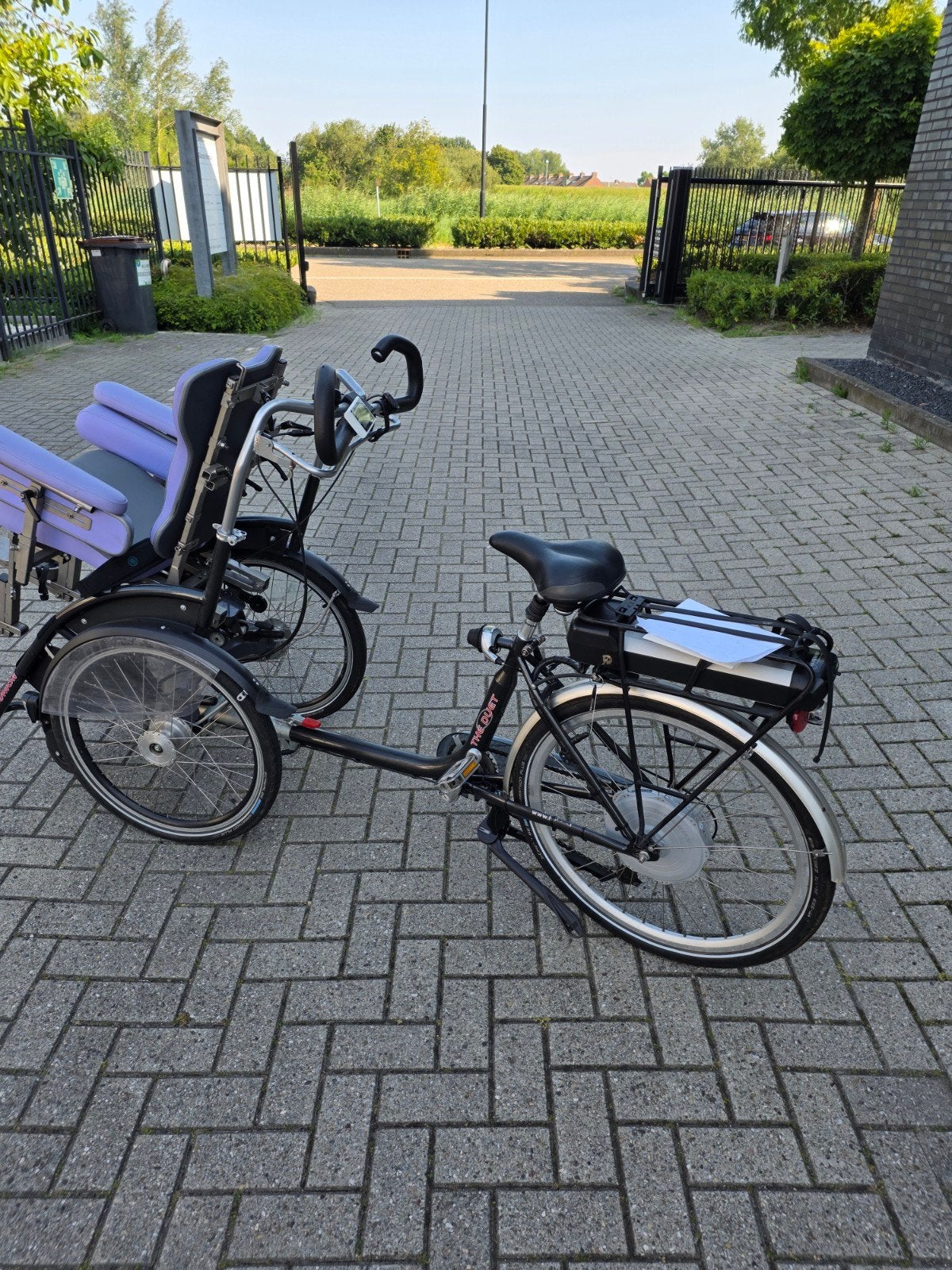Elektriche Huka junior rolstoelfiets, Ophalen of Verzenden, Zo goed als nieuw