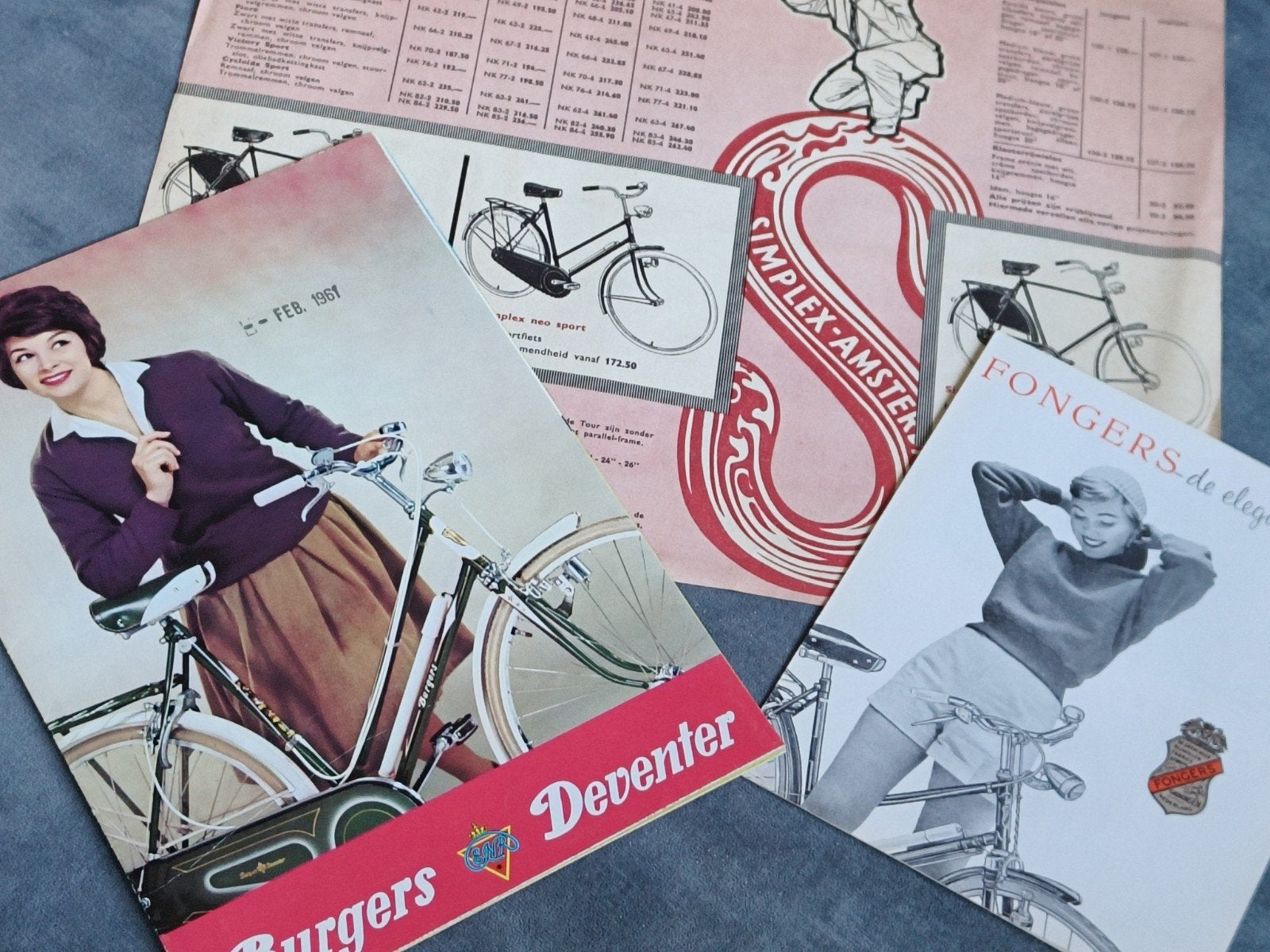 KAVEL BURGERS, FONGERS, SIMPLEX RIJWIEL FOLDERS., Verzenden, Gelezen