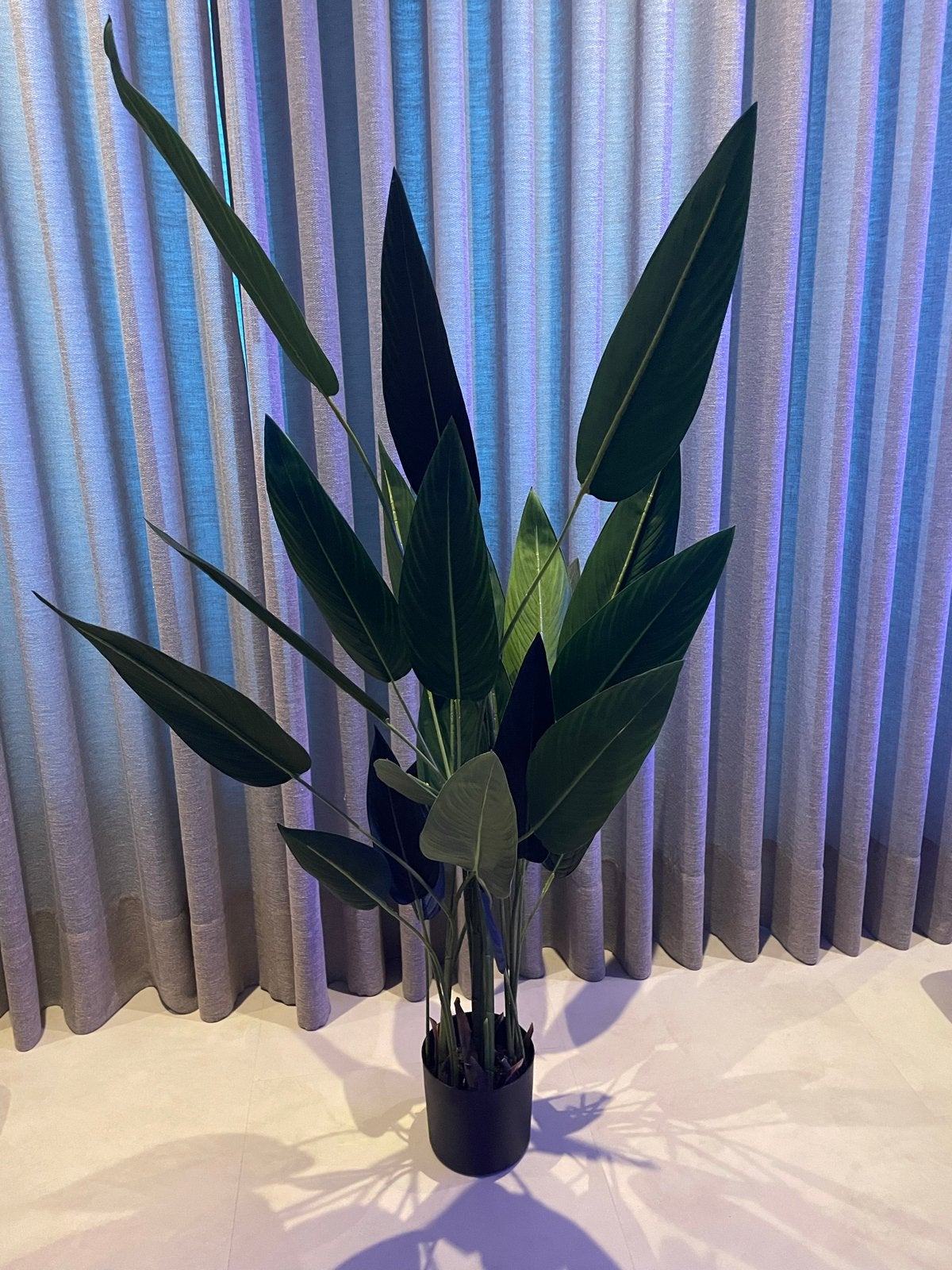 Kunstplant Heliconia 160 cm - Zeer nette staat, Ophalen, Binnen, Groen, Kunstplant