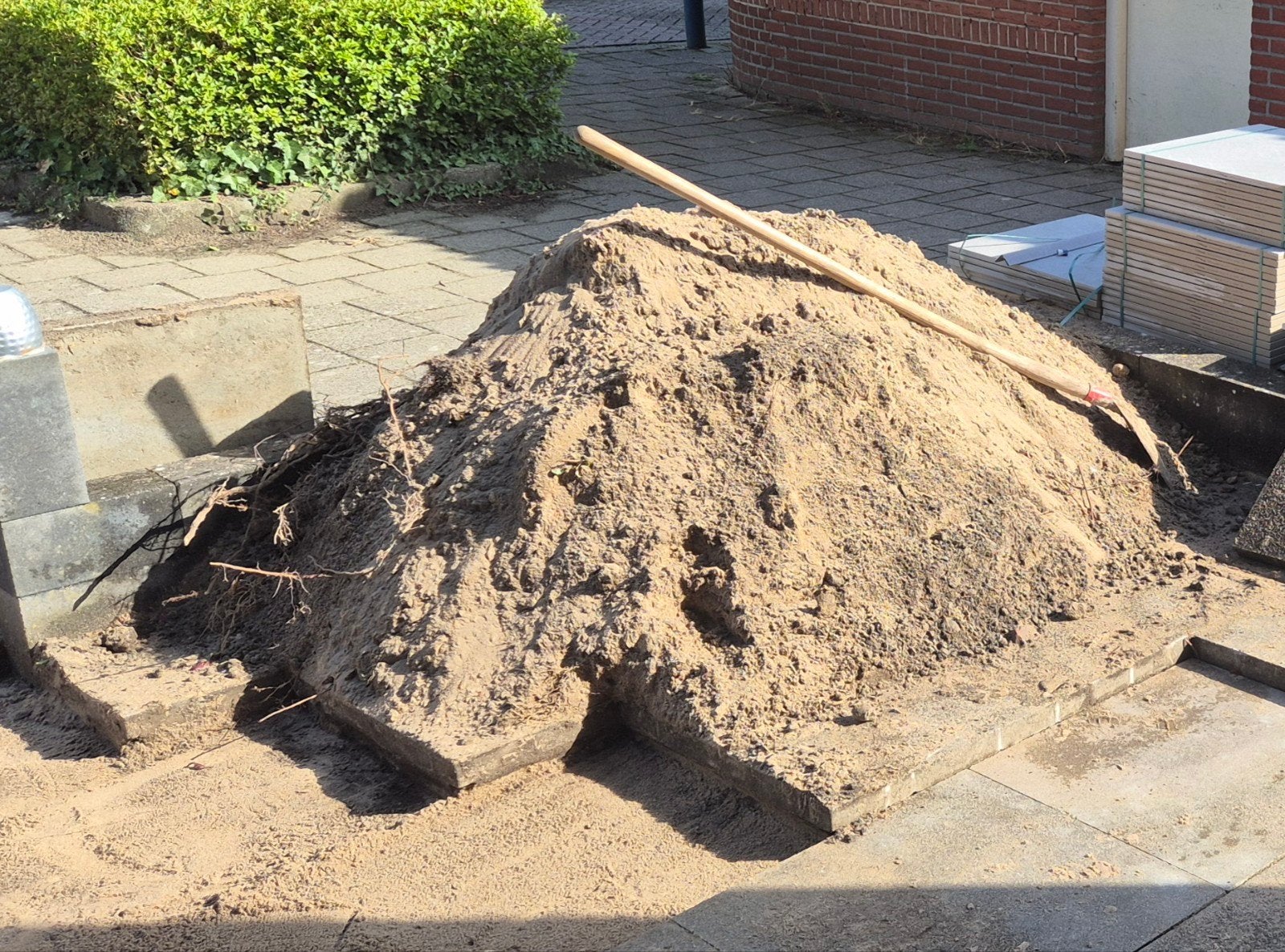 GRATIS zand, Ophalen, Zo goed als nieuw, Ophoogzand