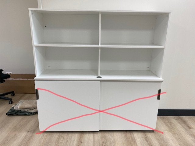 Witte opzetkast voor Ikea Galant schuifdeurkast, Huis en Inrichting, Ophalen, Gebruikt, 150 tot 200 cm, Minder dan 100 cm