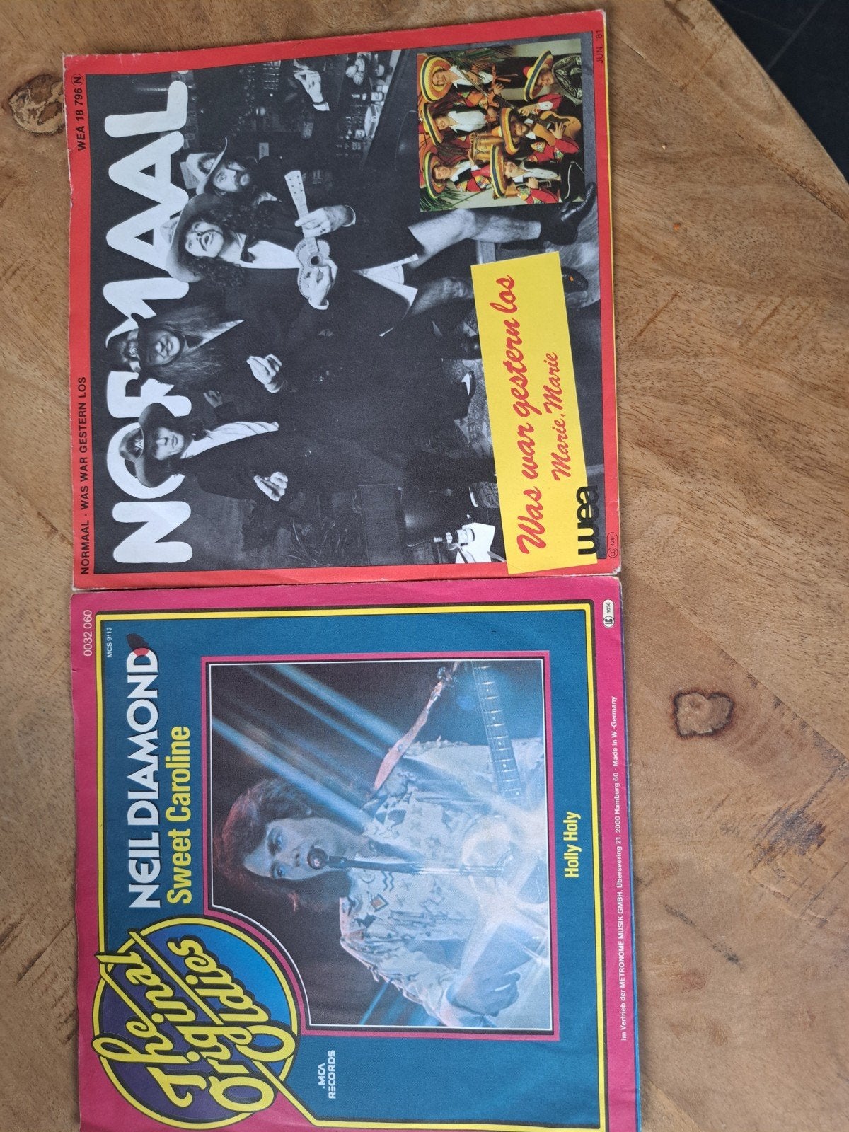 Normaal - Was War Gestern Los  & Sweet Carolin, Cd's en Dvd's, Vinyl Singles, Gebruikt, 7 inch, Single, Ophalen of Verzenden