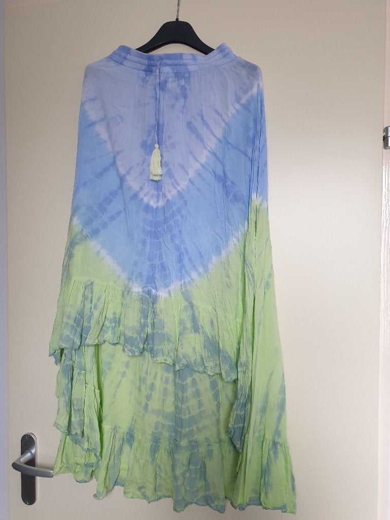 Hot Lava zomerrok in maat M, Blauw, Hot Lava, Zo goed als nieuw, Boven de knie