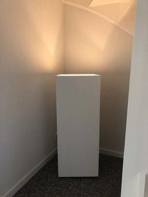 WITTE MDF SOKKEL met LED Verlichting | Luxe Design 100x40x40, Ophalen of Verzenden, Nieuw