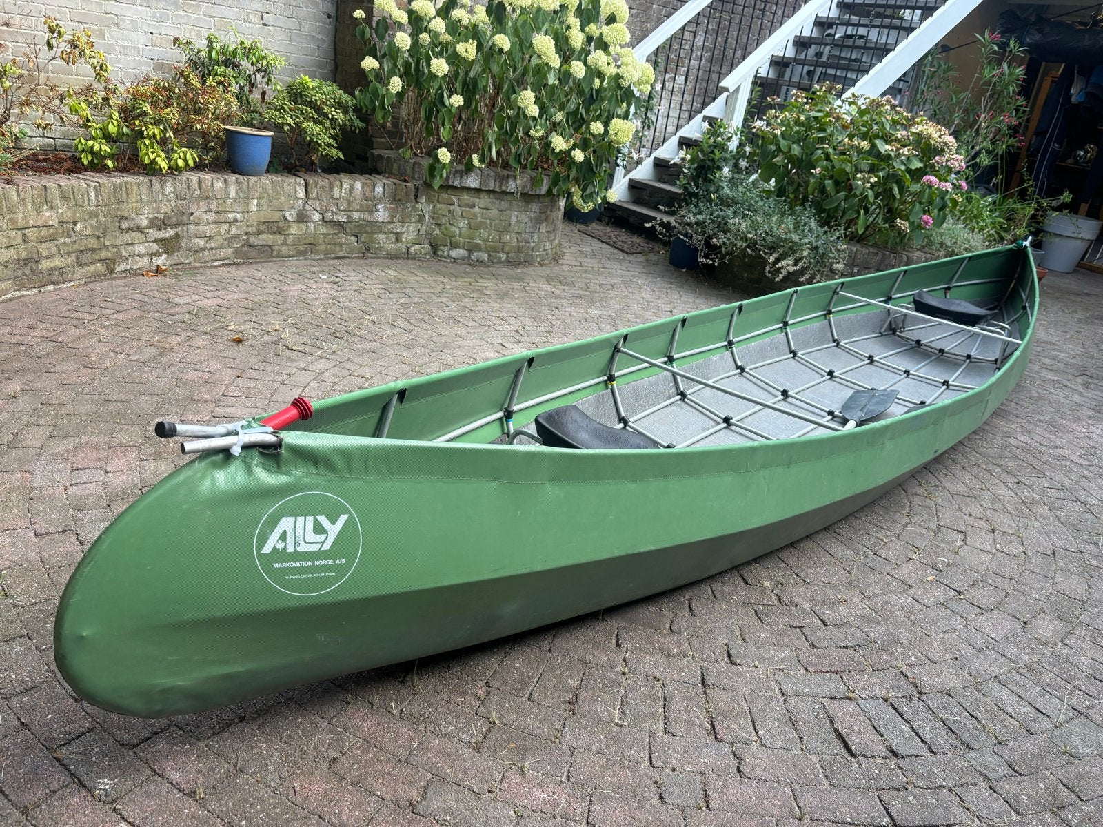 Ally Vouwkano Canadese Kano, Watersport en Boten, Kano's, Ophalen, Gebruikt, Canadese kano of Open kano, Met peddels