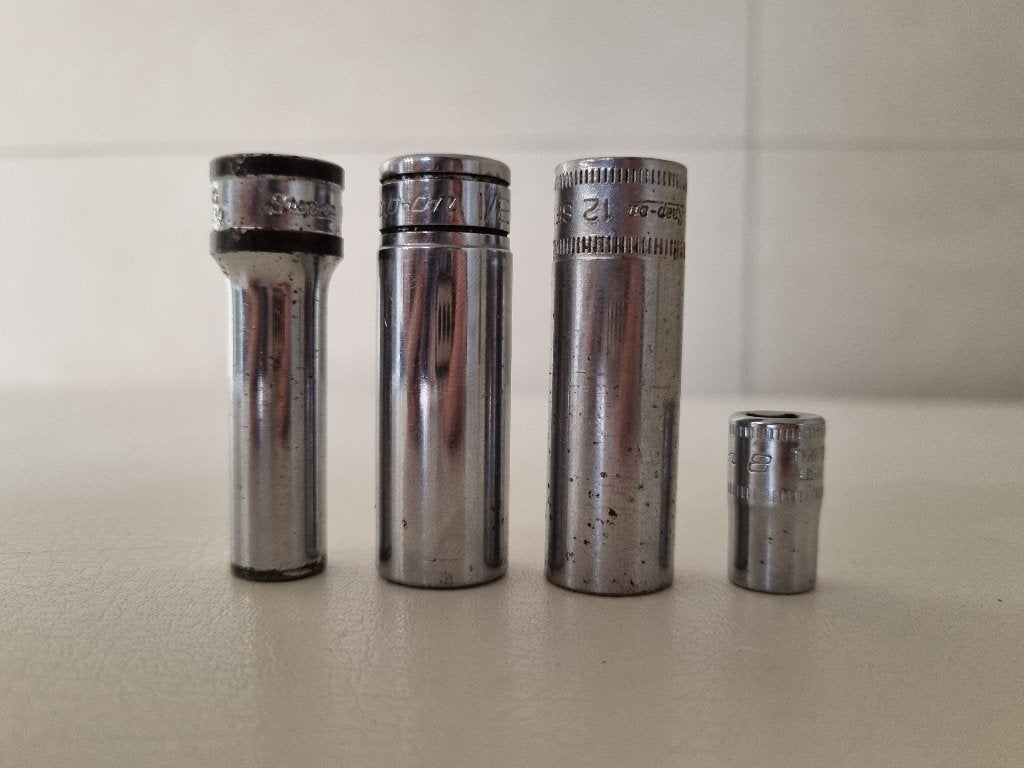 4 DOPSLEUTELS VAN SNAP-ON, Ophalen of Verzenden, Gebruikt, Overige typen, Overige merken