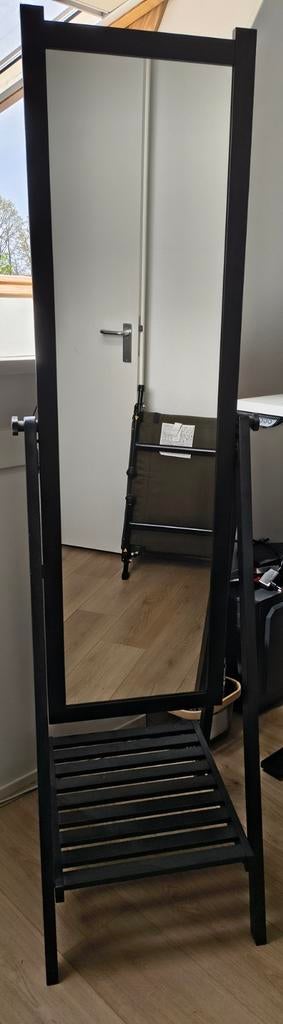 Ikea Isfjorden sta spiegel met opbergrekje, Ophalen, Minder dan 50 cm, Zo goed als nieuw, 150 tot 200 cm