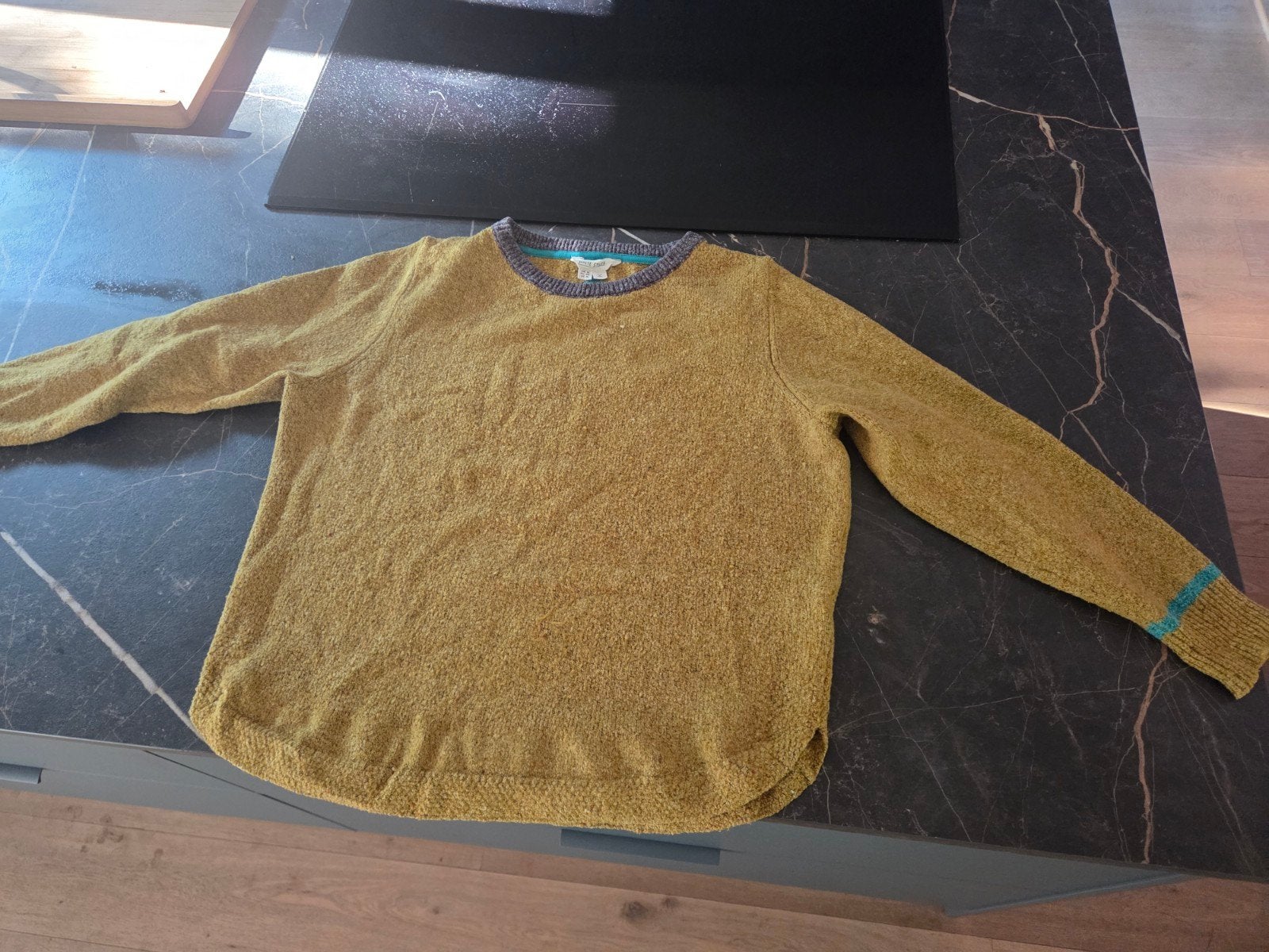 White Stuff trui maat 44 (L) in geel/blauw/grijs, White Stuff, Geel, Maat 42/44 (L), Ophalen of Verzenden