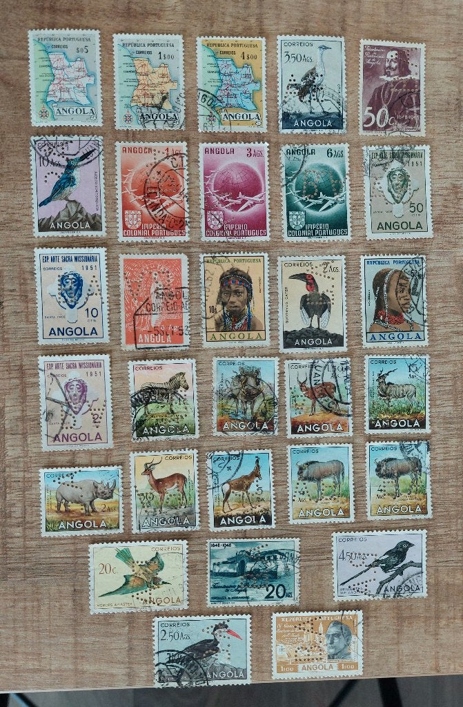 Kaveltje Angola, gestempeld., Ophalen of Verzenden, Overige landen, Gestempeld