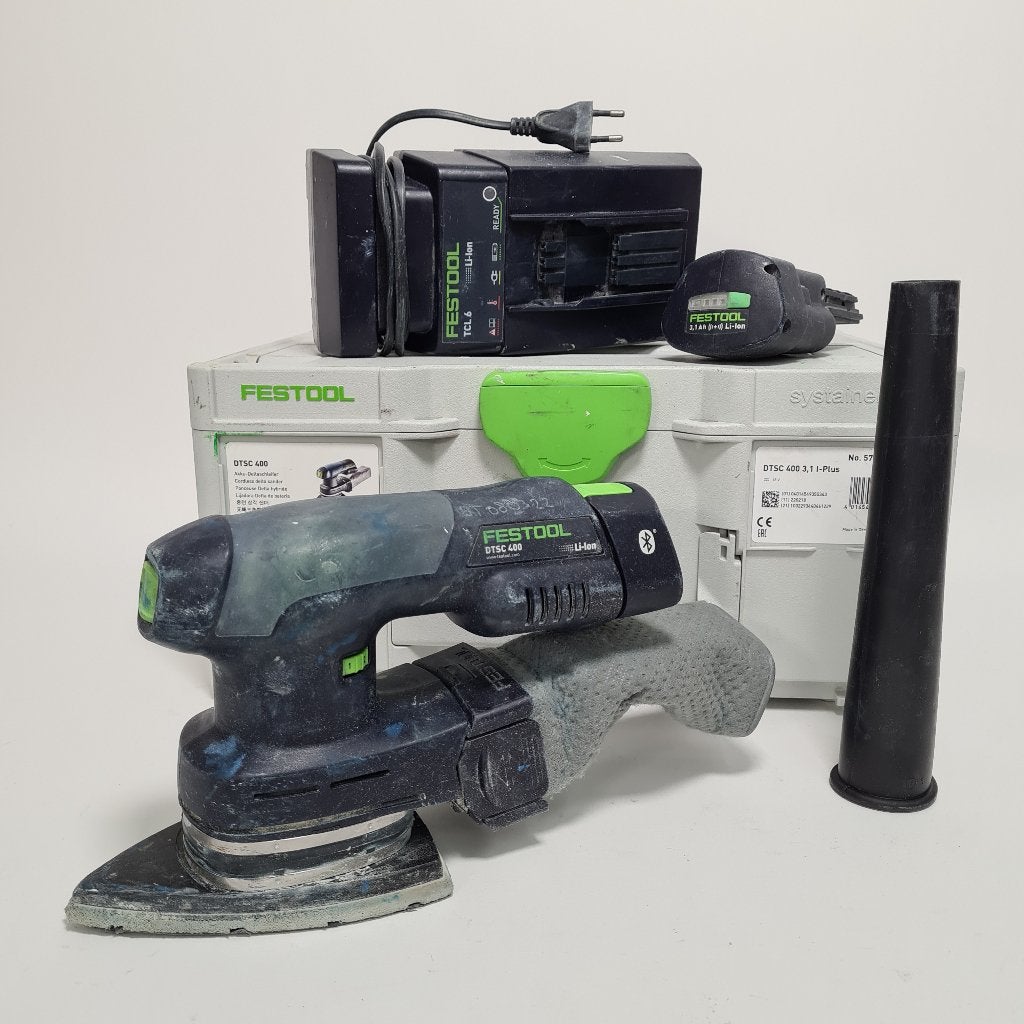 Festool DTSC 400 3,0 l-Plus | Delta Schuurmachine | 2022, Ophalen of Verzenden, Gebruikt, Minder dan 600 watt, Vlakschuurmachine