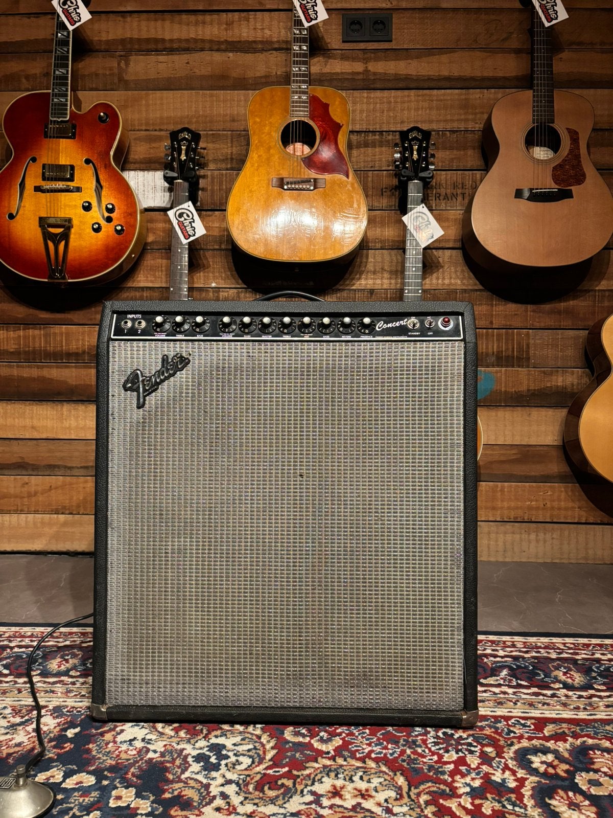 Fender Concert 60-Watt 4x10” 80's, Muziek en Instrumenten, Versterkers | Bas en Gitaar, Ophalen, Zo goed als nieuw, Gitaar, 50 tot 100 watt