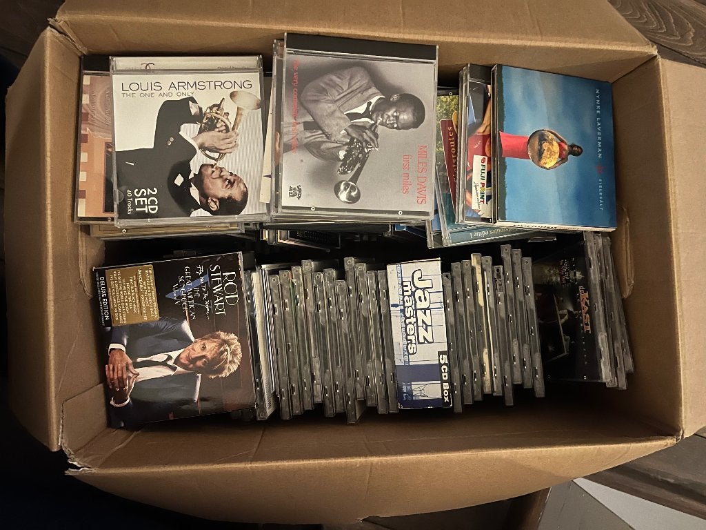 Cd’s een doos vol, Ophalen, Zo goed als nieuw, Overige genres, Overige typen