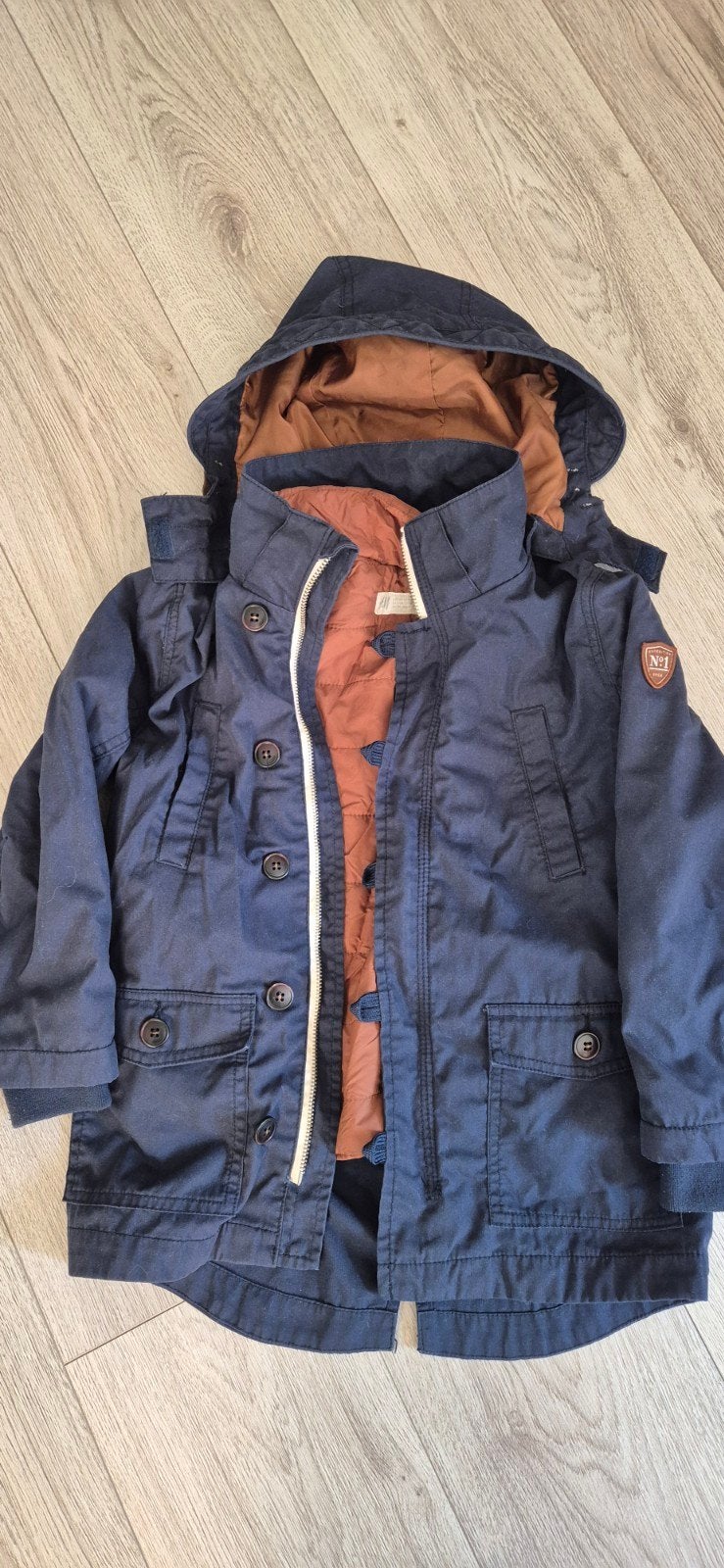 Donkerblauwe lentejas - maat 116, Kinderen en Baby's, Kinderkleding | Maat 116, H&M, Ophalen of Verzenden, Zo goed als nieuw, Jongen