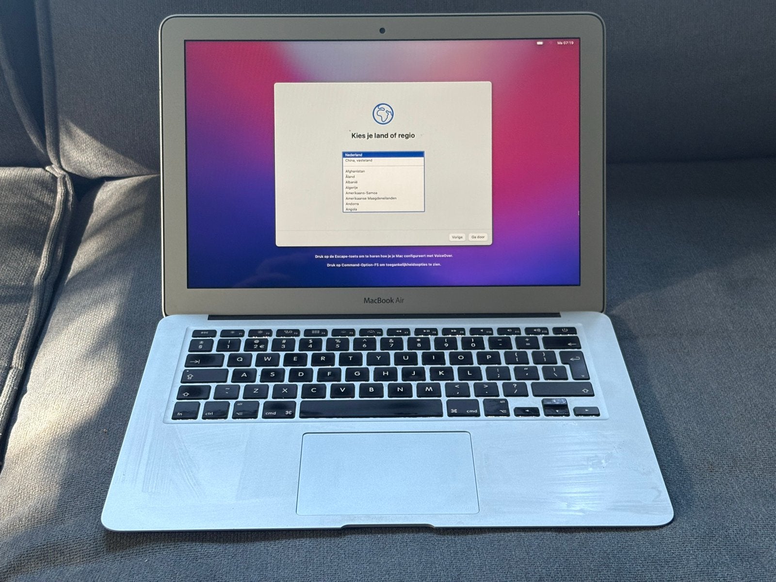 MacBook Air 13-inch (Early 2015) - Goede staat, Computers en Software, Ophalen, Gebruikt, Qwerty, 8 GB