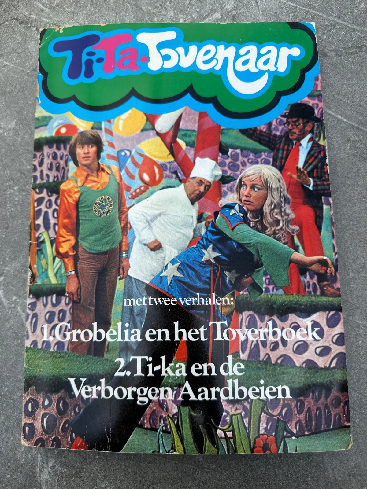 Ti-Ta Tovenaar spaaralbum - Grobelia en het Toverboek, Eén stripboek, Ophalen of Verzenden, Gelezen
