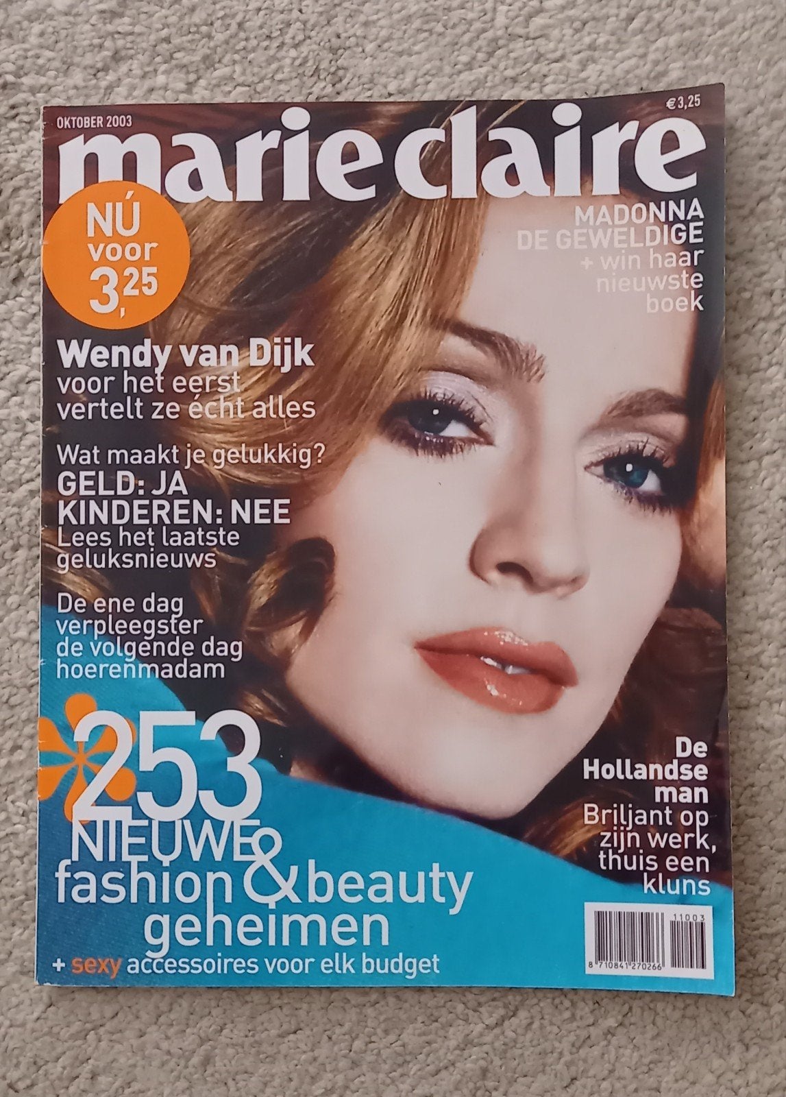 Marie Claire Magazine Oktober 2003 - Madonna Cover, Ophalen of Verzenden, Gelezen, Damesbladen