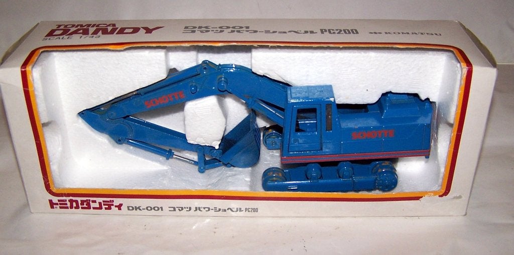 Tomica Dandy DK-001 Komatsu PC200 Graafmachine. Nieuw/boxed., Ophalen of Verzenden, Nieuw, Tractor of Landbouw, Overige merken