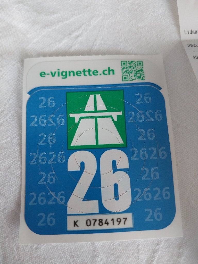 Zwitserland vignet 2026, Tickets en Kaartjes, Autovignetten, Drie personen of meer