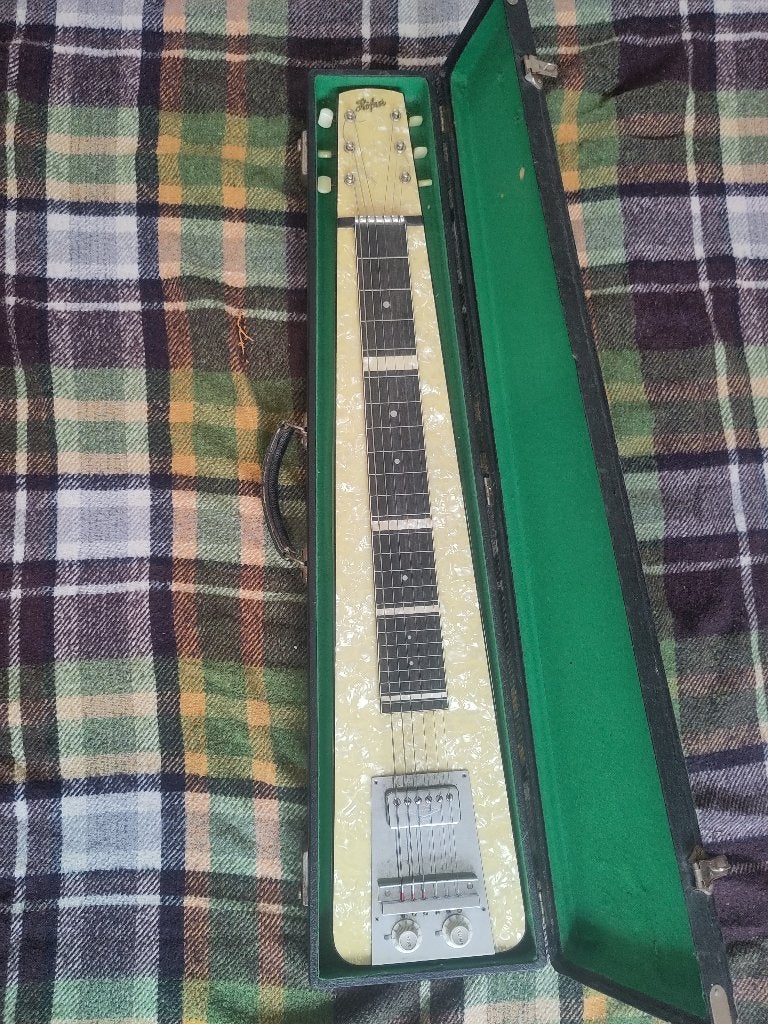 Hofner Lap Steel "Hawaiian Artist" Oktober 1964 - Parelmoer, Muziek en Instrumenten, Snaarinstrumenten | Gitaren | Elektrisch