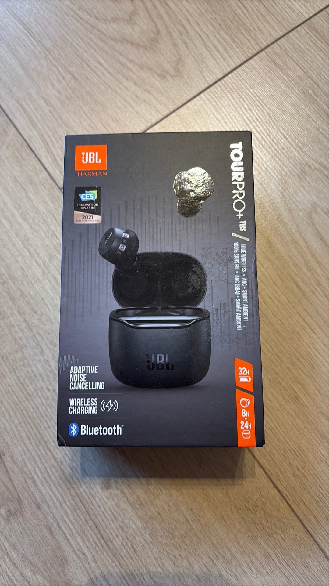 JBL Tour Pro+ TWS Draadloze Oordopjes, Zwart, In gehoorgang (in-ear), Bluetooth, Nieuw