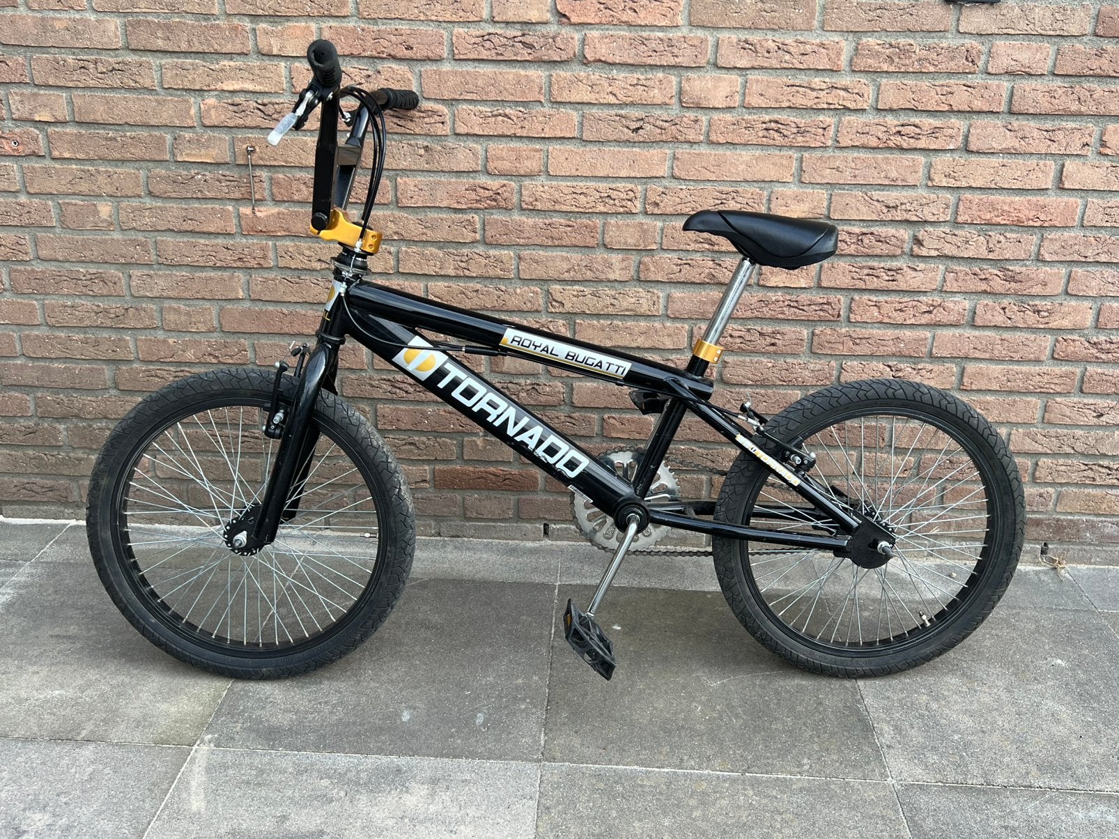 BMX Tornado Royal Bugatti - Zwart, Ophalen, Gebruikt, Staal, Velgrem