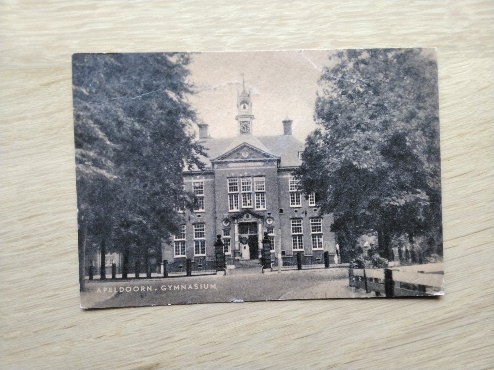 Apeldoorn, Gymnasium., Verzenden, 1940 tot 1960, Gelopen, Gelderland