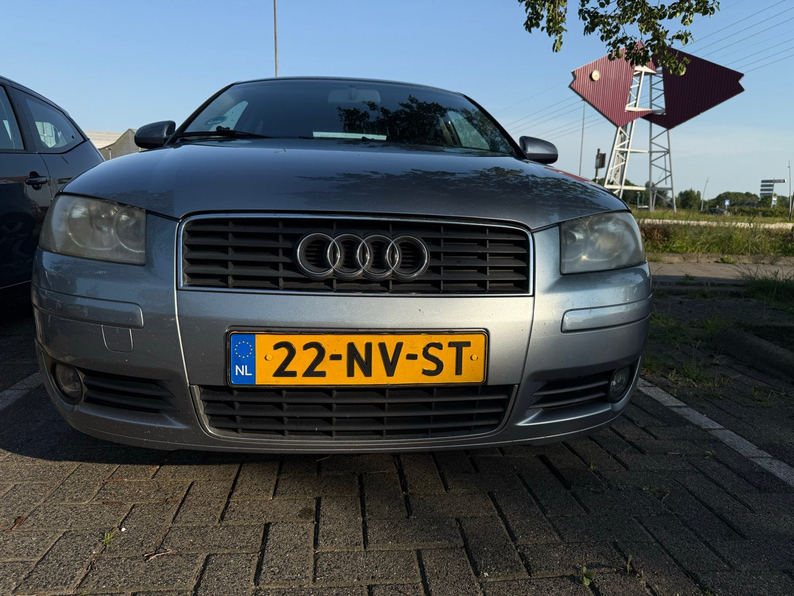 Audi A3 1.6 75KW 3D 2004 Grijs, Auto's, Audi, Voorwielaandrijving, 4 cilinders, 1200 kg, Particulier