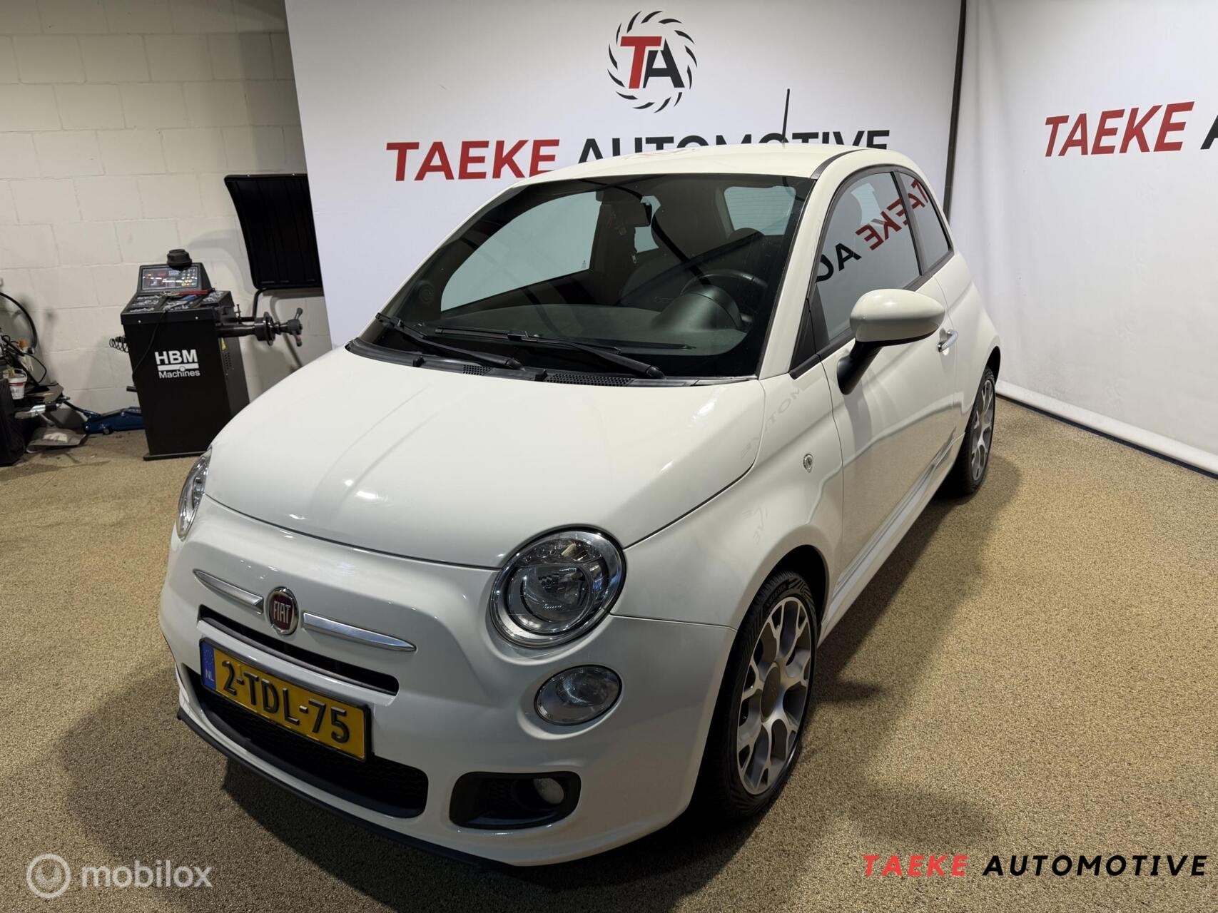 Fiat 500 0.9 TwinAir Turbo 500S Airco/Nap, Voorwielaandrijving, 86 pk, Leder en Stof, Origineel Nederlands