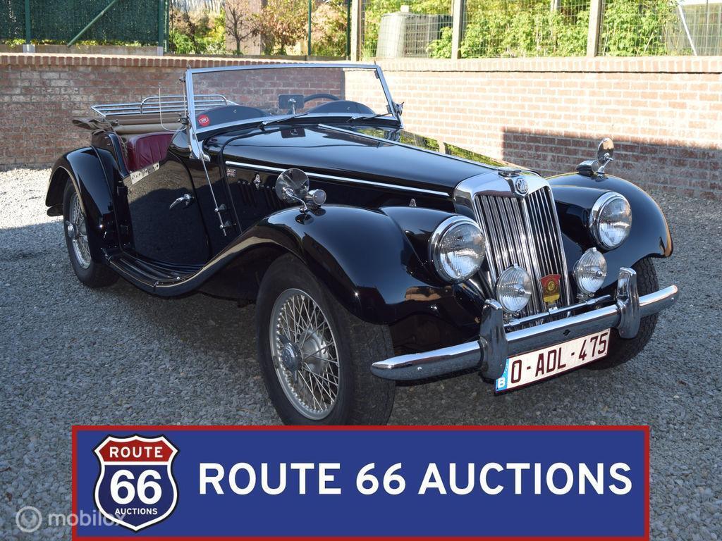 MG TF | 1954 | Route 66 Auctions, Overige carrosserieën, Zwart, Bedrijf, Handgeschakeld