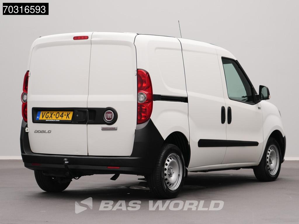 Fiat Doblo 95pk L1H1 Trekhaak Airco Euro6 L1 Kompakt Airco T, Stof, Gebruikt, Euro 6, Wit
