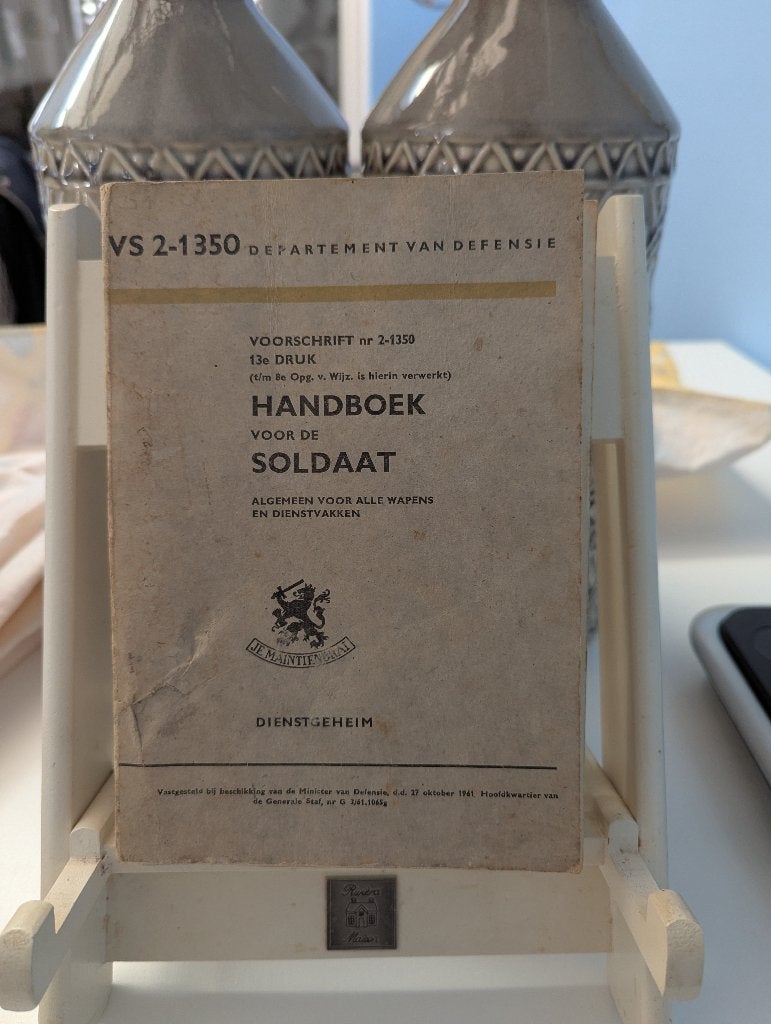 Handboek voor de soldaat, Boeken, Oorlog en Militair, Ophalen of Verzenden, 1945 tot heden, Gelezen, Landmacht